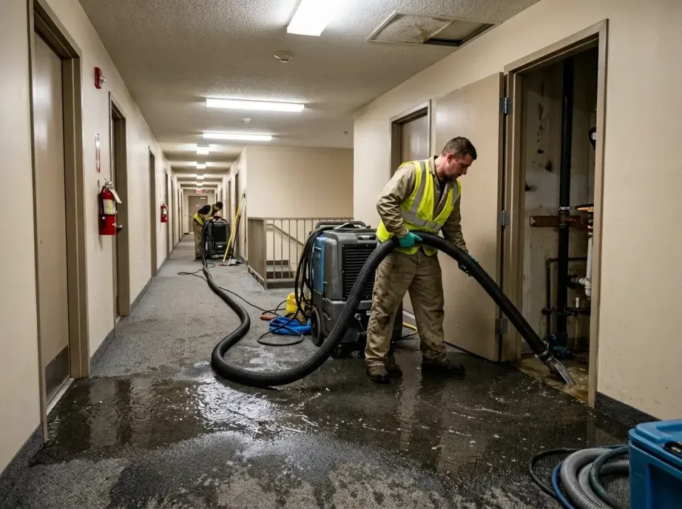 multi-unit-apartment-hallway-f-005 — frequently asked questions, Emergency Burst Pipe Water Extraction & Removal in Lago Vis…